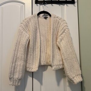 Chunky Soft Cream Knit Sweater